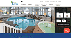 Desktop Screenshot of hoteldujardin.com