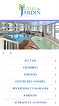 Mobile Screenshot of hoteldujardin.com
